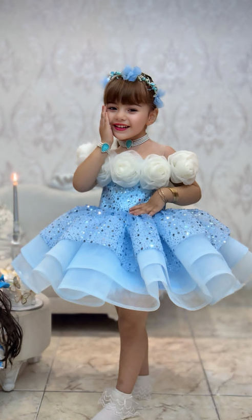 لباس مجلسی دخترانه کد 662