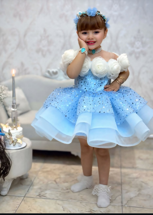 لباس مجلسی دخترانه کد 662