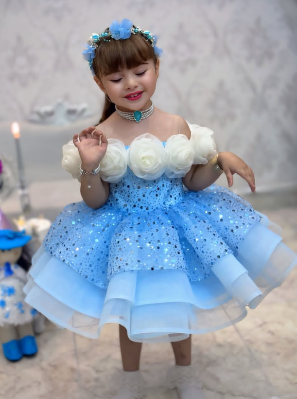 لباس مجلسی دخترانه کد 662